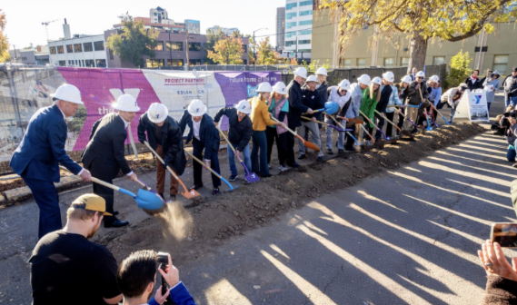 Breaking Ground for the new YMCA 